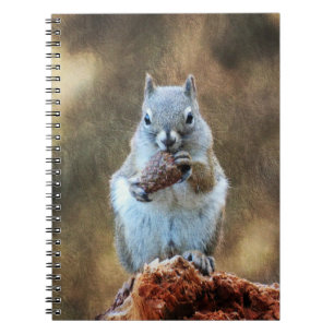 Squirrel with a Pine Cone Notebook