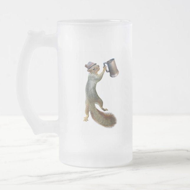 Squirrel with Beer Stein (Left)