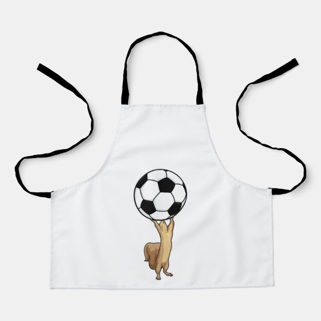 Squirrel with Soccer ball Apron (Front)