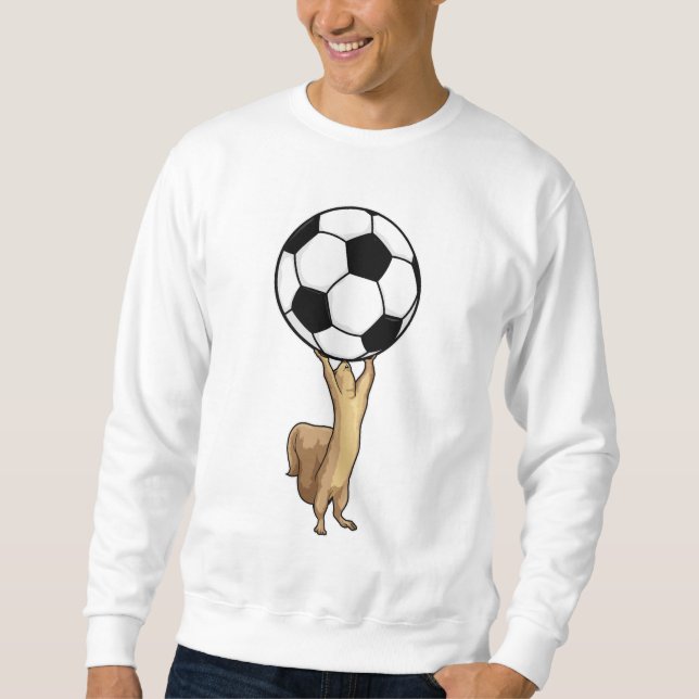 Squirrel with Soccer ball Sweatshirt (Front)