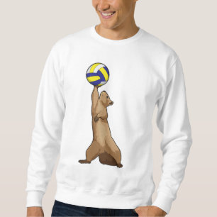 Squirrel with Volleyball Sweatshirt