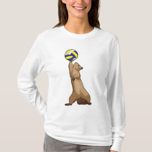 Squirrel with Volleyball T-Shirt