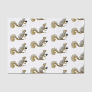 Squirrel with Wine Tissue Paper