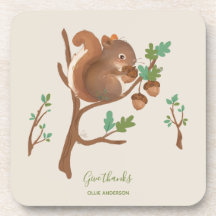 Squirrel • Woodland Forest Animal Illustration