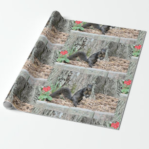 Squirrel Wrapping Paper