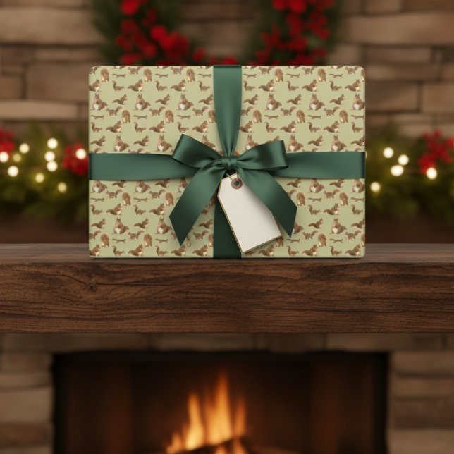 Squirrel Wrapping Paper Sheet (Squirrel Wrapping Paper Sheets)