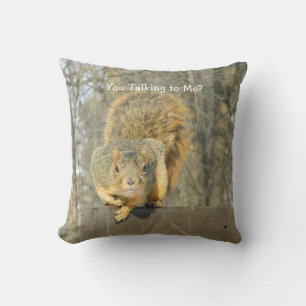 Squirrel (You Talking?)  Cushion
