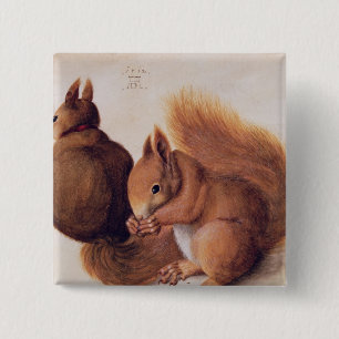 Squirrels, 1512 15 cm square badge