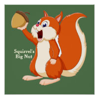 Squirrels Big Nut 
