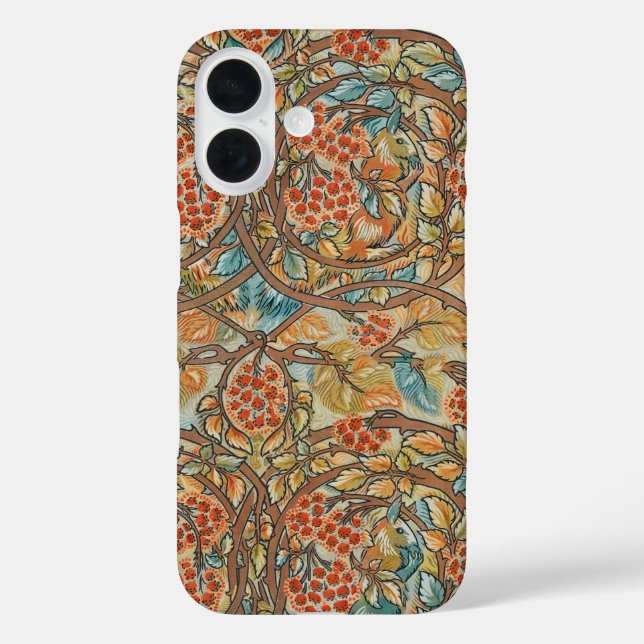 Squirrels & Blackberries,Antique Victorian Design Case-Mate iPhone Case (Back)