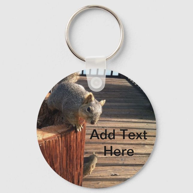 Squirrels Key Ring (Front)