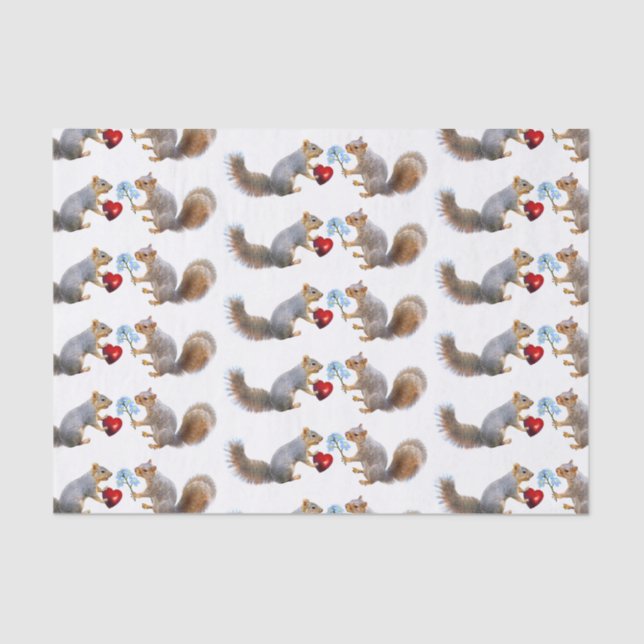 Squirrels Love Tissue Paper (Front)