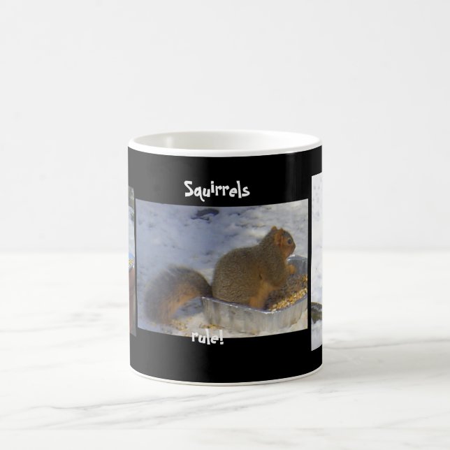 Squirrels Rule! Coffee Mug (Center)
