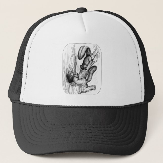Squirrels Trucker Hat (Front)