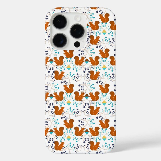 Squirrels with oak berries Case-Mate iPhone case (Back)