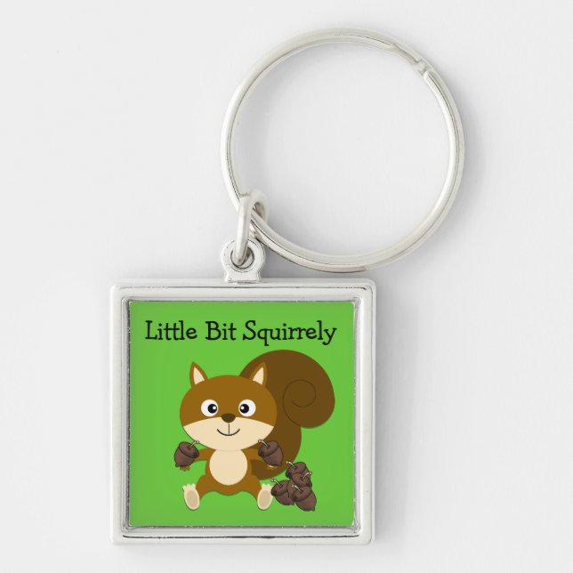 Squirrely Key Ring (Front)