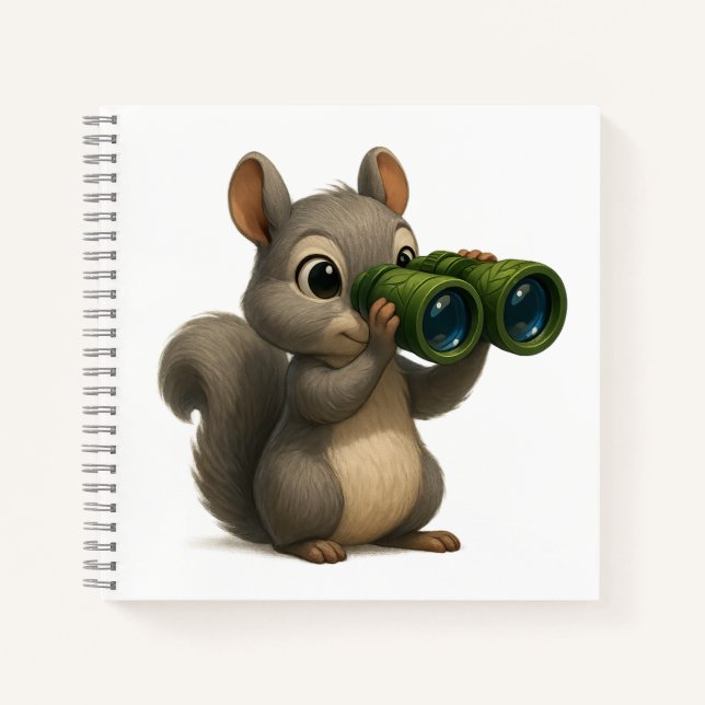 Squirrely’s Spy Notebook – Spy gear edition (Front)