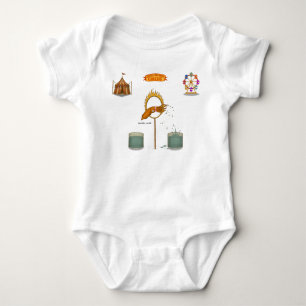 Squirty squid baby bodysuit