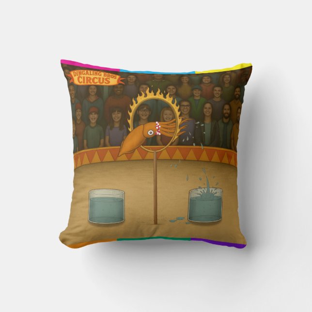 Squirty squid cushion (Front)