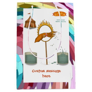 Squirty squid medium gift bag