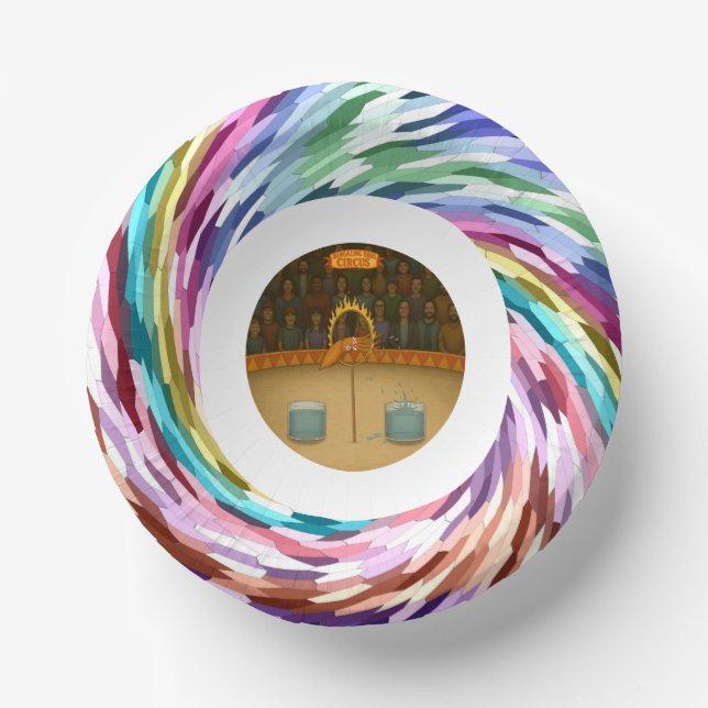 Squirty squid paper plate (Front)