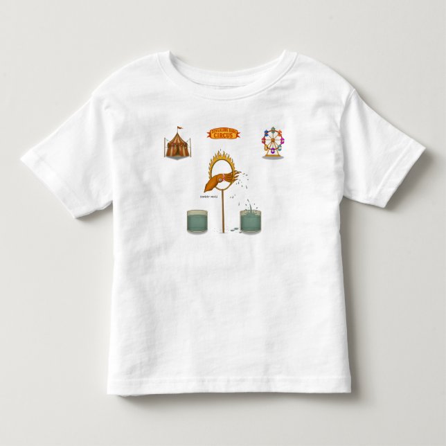 Squirty squid toddler T-Shirt (Front)