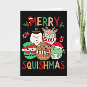 Squish Squad Merry Christmas Gifts Cute For Kids W Card