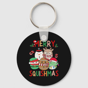 Squish Squad Merry Christmas Gifts Cute For Kids W Key Ring