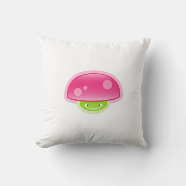 Squishies Pink & Blue Mushy Pillow (Front)