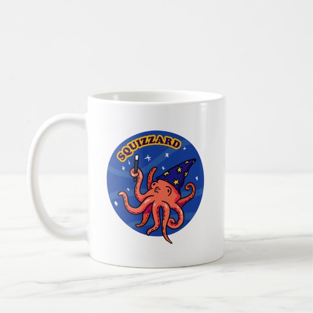 Squizzard Funny Magic Animal Pun Mug (Left)