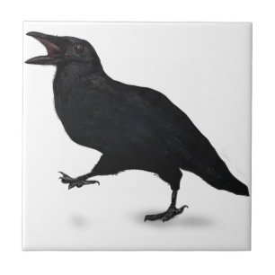 Sqwarking Crow Tile
