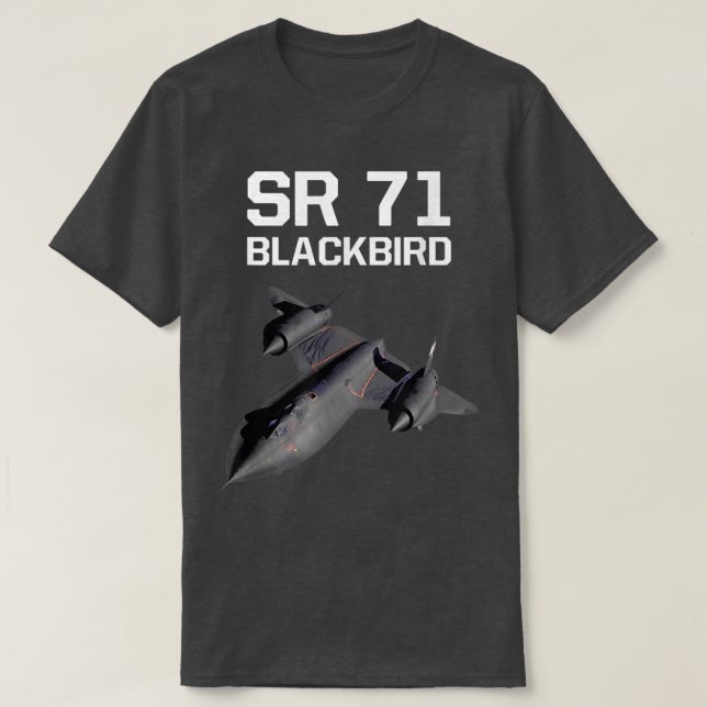 SR 71 Blackbird, Aeroplane Jet Shirt  (Design Front)