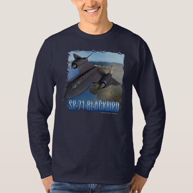 SR-71 Blackbird Long Sleeve T-Shirt (Front)
