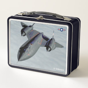 SR-71 BLACKBIRD METAL LUNCH BOX