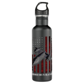 SR-71 Blackbird plane 710 Ml Water Bottle