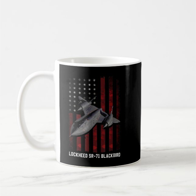 SR-71 Blackbird plane  Coffee Mug (Left)