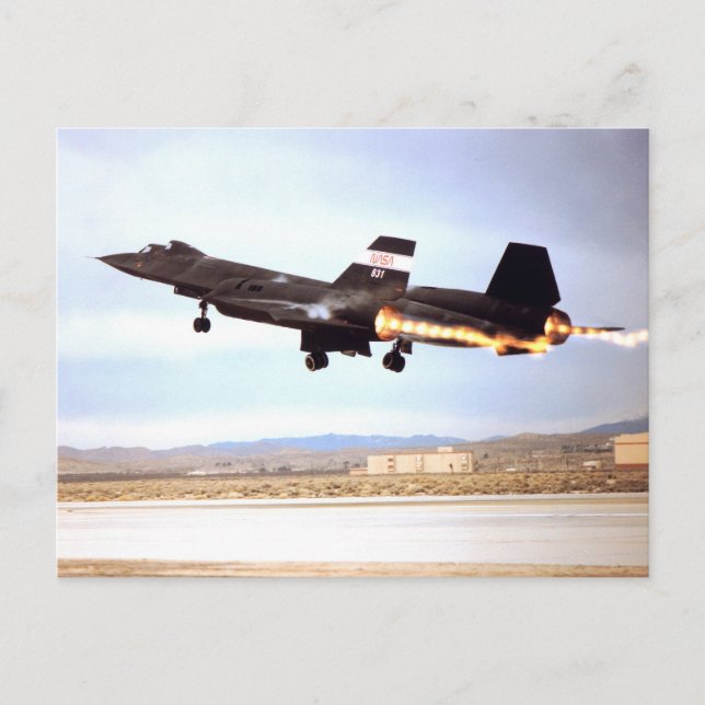 SR 71 Blackbird Postcard (Front)