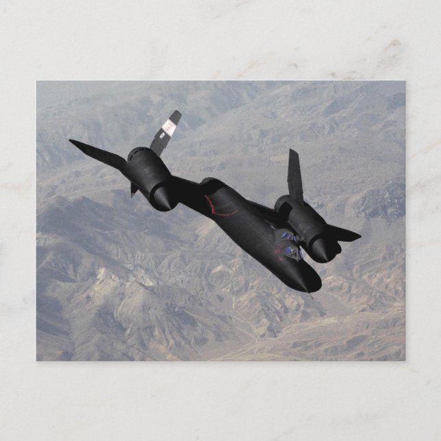 SR 71 Blackbird Postcard (Front)