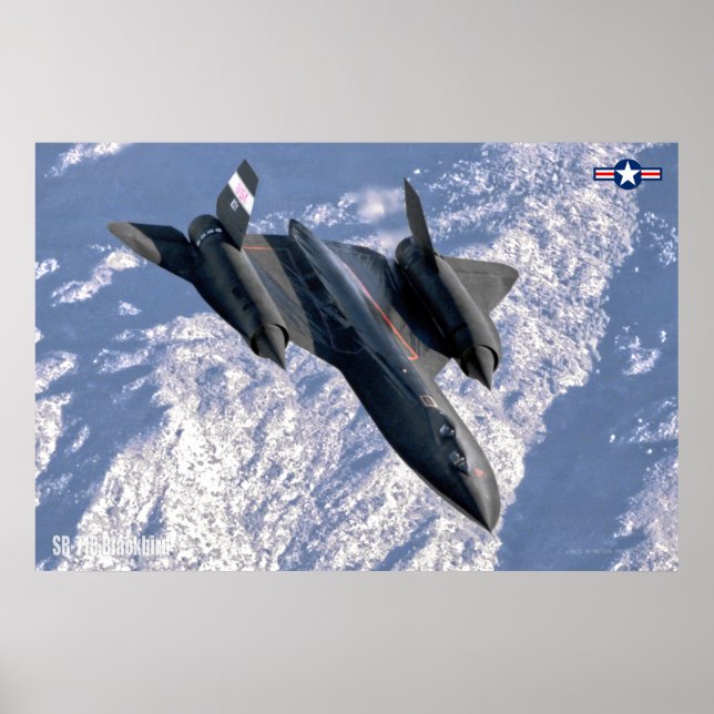 SR-71B BLACKBIRD POSTER (Front)