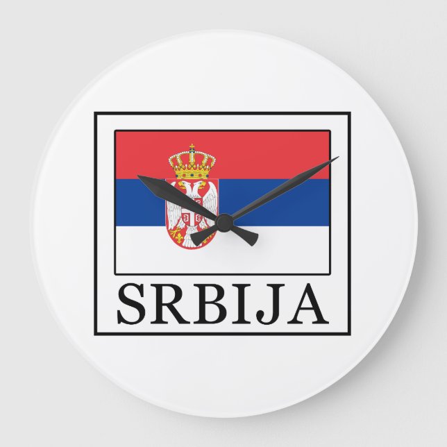 Srbija Large Clock (Front)