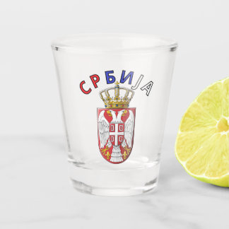 Srbija Rakija Shot Glass