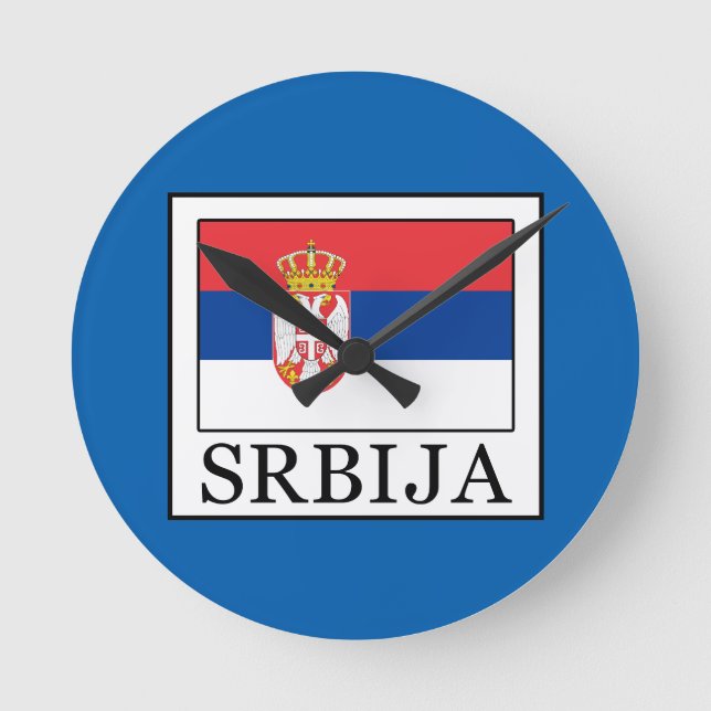 Srbija Round Clock (Front)