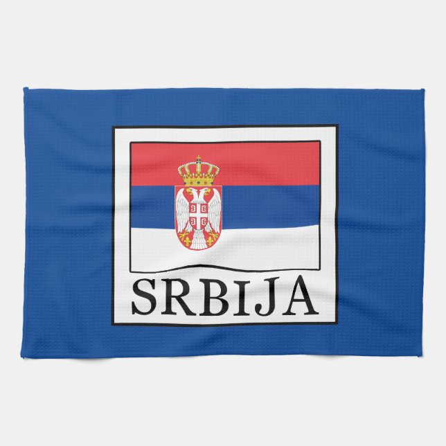 Srbija Tea Towel (Horizontal)