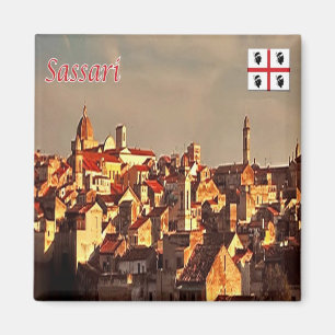 SRD071 SASSARI Sardinia, Italy, Fridge Magnet