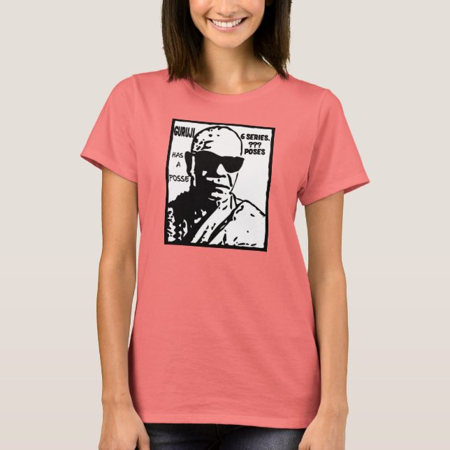 Sri K. Pattabhi Jois Ladies Shirt, Opaque Bkgd T-Shirt (Front)