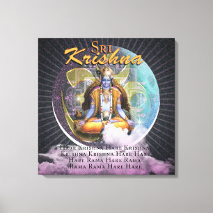 SRI KRISHNA - Printed Canvas Print