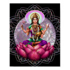 Sri Lakshmi / Laxmi Divine Large poster print