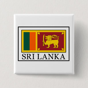 Sri Lanka 15 Cm Square Badge