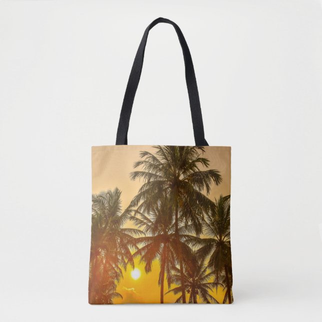 Sri Lanka Beach Sunset View Tote Bag (Front)