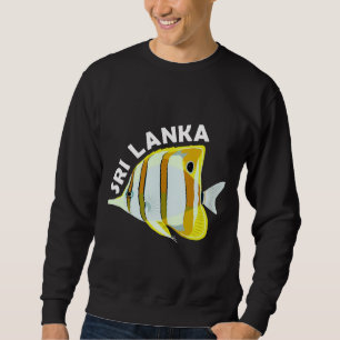 Sri Lanka Butterfly Fish Tropical Coral Marine Ani Sweatshirt